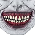 thumbnail image 5 of Máscara de Halloween de miedo Demonios sonrientes Máscara de terror Máscara blanca espeluznante más aterradora con ojo para el mal Cosplay, 5 of 5