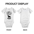 thumbnail image 3 of Sorry I Can't I Have Plans With My Sealyham Terrier Love Pet Dog Funny Baby Jumpsuits (White, 18-24 Months), 3 of 5