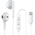 thumbnail image 2 of PYYNA-iPhone Headphones,Wired Lightning Headphones for iPhone 13 14 12 Pro Max MFi Certified Lightning Earbuds with Microphone & Volume Control for 11 XR SE, 2 of 4