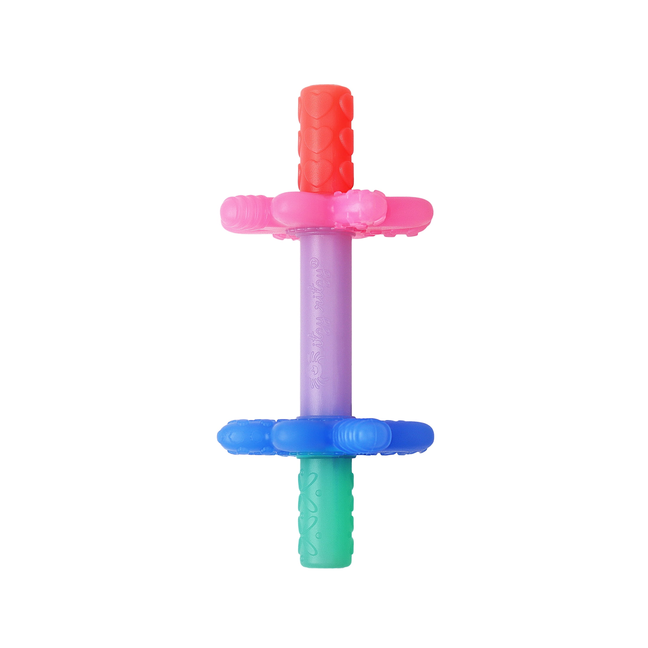 Itzy Ritzy Teensy Tubes Flower Teether 3m+