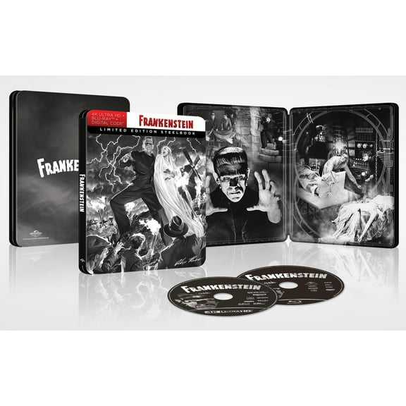 Frankenstein (Steelbook) (4K Ultra HD   Blu-ray   Digital), Universal, Horror
