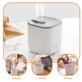 thumbnail image 4 of Moyic Humidificador de aire de 3000ml, boquilla doble, rociador de niebla de luz nocturna, difusor de aire RGB, atomizador hidratante, humidificador Humidificadores Blanco Moyic HA008658-01B, 4 of 6