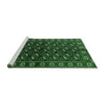 thumbnail image 2 of Ahgly Company Machine Washable Indoor Round Persian Emerald Green Traditional Area Rugs, 4' Round, 2 of 4