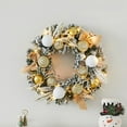 thumbnail image 6 of Prelit Artificial Christmas Wreath with Ornaments Decorative Bows and Pine Needles for Indoor Outdoor Holiday Decor Front Door Wall Window Fireplace, 6 of 7