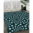 thumbnail image 3 of Ahgly Company Machine Washable Indoor Round Transitional Night Black Area Rugs, 8' Round, 3 of 7
