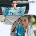 thumbnail image 6 of Bulopur Cute Front Car Seat Towel Shark Foldable Car Seat Sweat Protector with Storage Bag for Beach Holiday Thick Fit SUV Sedan Truck 1pcs, 6 of 7