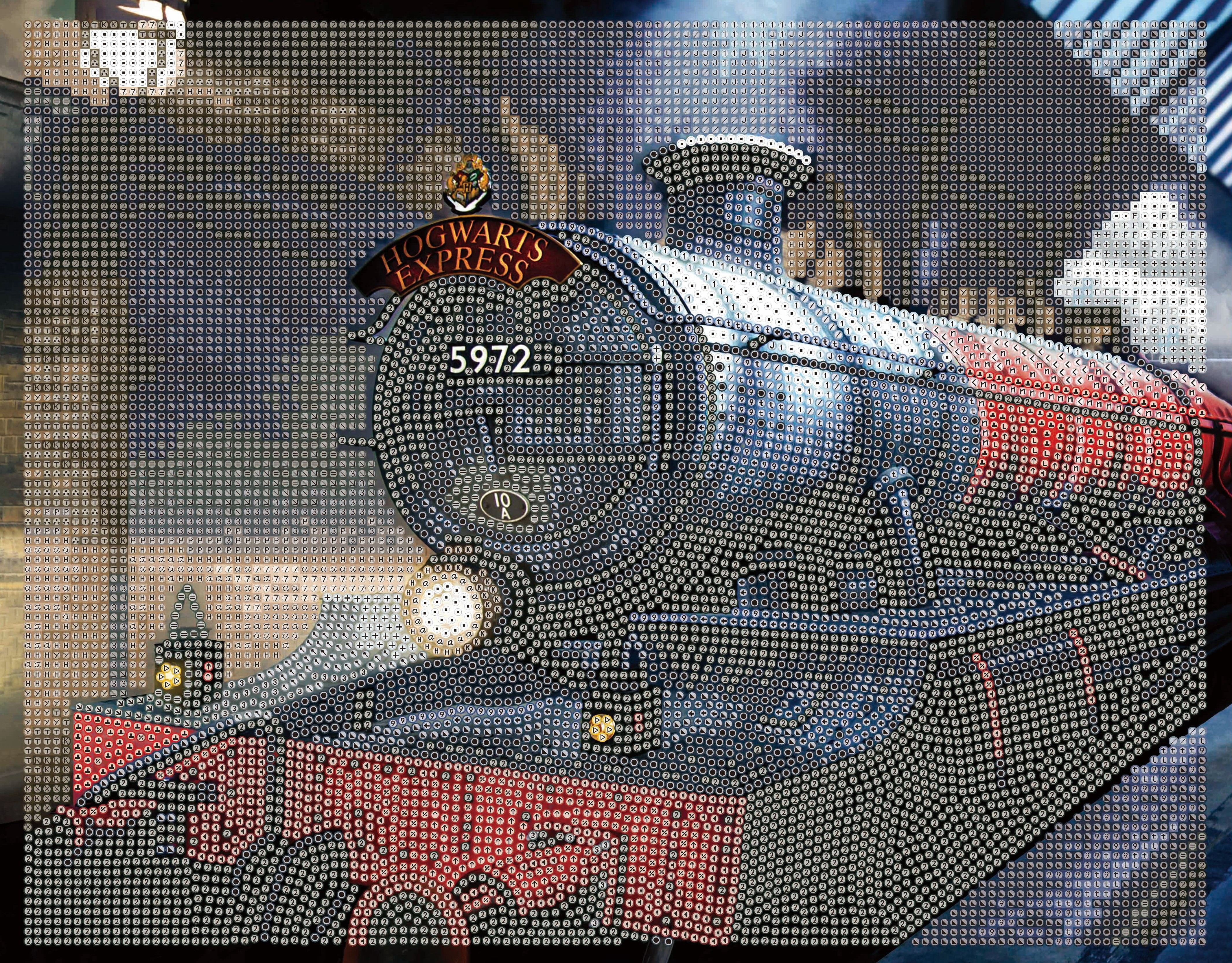 DIAMOND DOTZ® Harry Potter Hogwarts Express Special Edition Diamond Painting Kit