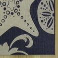 thumbnail image 3 of Gertmenian Paseo Canoa Coastal Geometric Navy Outdoor Area Rug, 6x9, 3 of 8
