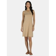 walmart sleeveless knit dress Time and Tru Womens Sleeveless Knit Swing Dress, Sizes Xs-xxxl, Women's, Multicolor