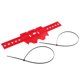 thumbnail image 1 of Protector de silenciador de escape para moto de cross CRF rojo, 1 of 9