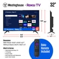 thumbnail image 2 of Westinghouse Roku TV 32" Edgeless HD Smart Television con Wi-Fi, Bluetooth, Compatibilidad con Apple AirPlay, Alexa y Google Assistant, 2 of 5