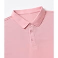 thumbnail image 5 of Zysthvn Casual Men's Tops Shirts Summer Turn Down Collar Polo Shirts for Men Short Sleeve Solid Shirts, 5 of 7