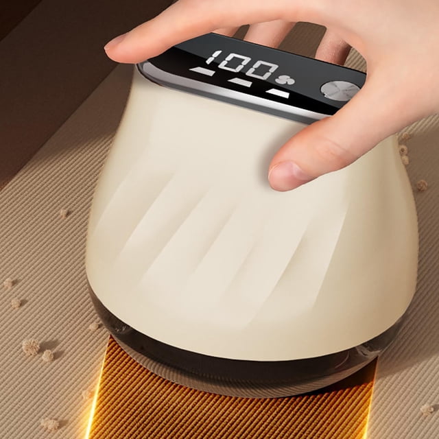 Boovnll Rasoir Anti-Peluches, Rasoir pour Boules de Poils Neuf de 24 Ans à Six Lames avec Aspiration et Raclage Intégrés, Affichage Numérique Intelligent et Rasoir Compact pour Boules de Rasage, Maison Intelligente, Maison