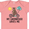 thumbnail image 4 of Inktastic My Godmother Loves Me Bear Boys or Girls Baby Bodysuit, 4 of 5