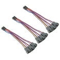 thumbnail image 2 of Motherboard Adapter Cable, Fan Adapter Cable, Tinned Copper Conductor Plug And Play 4pin Divided Into 4pin+3pin+3pin For Computer, 2 of 8