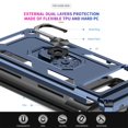 thumbnail image 2 of LeYi Pixel 7 Case, Google Pixel 7 Case, Military Grade Shockproof Heavy Duty Full Body Stand Protective Cell Phone Cover, Built in Ring Holder for Pixel 7 - Black, 2 of 7