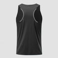 thumbnail image 6 of USNSM Men's Mesh Running Tank Tops Ultra Lightweight Marathon Singlets Breathable Race Vests Quick Dry Sleeveless Shirt Black M, 6 of 6