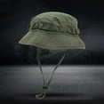 thumbnail image 4 of Sombrero de pescador sombrero de pescador para hombre correa con cordón protección solar ala ancha impermeable para actividades al aire libre ANGGREK Otros, 4 of 8