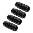 thumbnail image 3 of 4pcs Universal Straight AN6 ‑6AN Swivel Hose End Fitting Adaptor Polishing Surface, 3 of 9