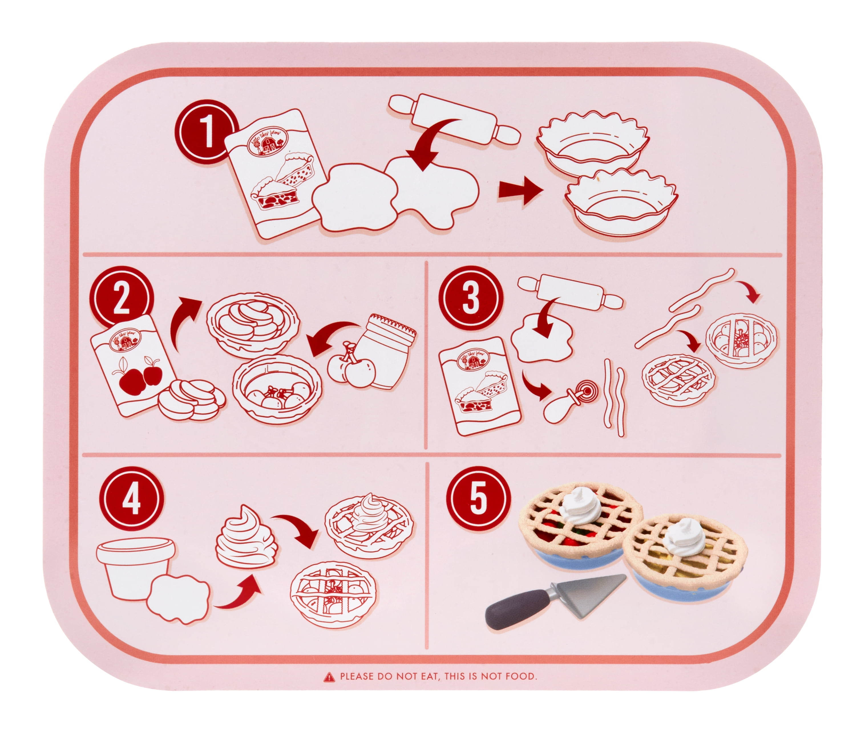 Little Tikes Creative Chefs Pie Kit with Make-It Mix Play Sand, 22 Accessories, Ages 3+