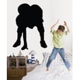 thumbnail image 2 of Wallhogs Football Player Stance Silhouette Cutout Wall Decal, 2 of 2