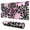 Pink Leopard Pattern, variant on Long Mouse Pads for Desk,Pink Leopard Pattern Desk Mats on Top Of Desks, Desk Mouse Pad Extra Large with 3mm Non-Slip Base and Stitched Edge for Gaming,Office,Work,Home 31.5"x11.8"