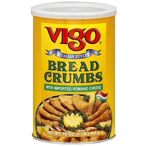 Vigo Italian Style Bread Crumbs, 16 oz (Pack of 12)
