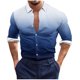 thumbnail image 2 of Blusa y camisa de manga larga con cuello vuelto para hombre, estilo casual, a la moda, con botones estampados, blusa de manga larga con cuello vuelto, camisetas de poliéster para hombre, 2 of 5