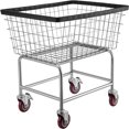 thumbnail image 1 of Wire Laundry Cart 2.5 Bushel Steel Rolling Wire Laundry Basket Rolling, 1 of 8