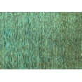 thumbnail image 1 of Ahgly Company Indoor Rectangle Abstract Turquoise Blue Modern Area Rugs, 4' x 6', 1 of 4
