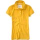 thumbnail image 1 of Aeropostale Womens Uniform A87 3 Button Polo Shirt, Amarillo, X-Large, 1 of 1
