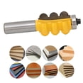 thumbnail image 2 of High-Performance Triple Flute Router Bit for Woodworking – Carbide-Tipped, Heat-Resistant Coating, 1/2-Inch Round Shank, Ideal for MDF, Plywood, and Solid Wood, 2 of 6