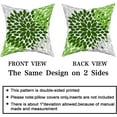 thumbnail image 4 of Green Dahlia Pillow Covers 16x16 in Spring Sage Green Geometric Floral Throw Pillows Modern Flower Couch Pillow Cases Set of 2 Farmhouse Rustic Home Decor for Room Cushion Porch Patio Outdoor, 4 of 6