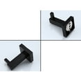thumbnail image 6 of KALLORY 1Set Black Bathroom Towel Hooks for Wall Mounted Towel Hangers Rust Free, 6 of 8