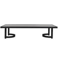 thumbnail image 4 of Outdoor Waterproof Steel Sofa Set, 4-Piece Patio Furniture Set Anti-rust and Anti-uv Sofa with Armchairs Coffee Table and Gray Cushions, All Weather Conversation Steel Sofa Set, 4 of 9