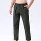 thumbnail image 4 of Pantalones largos para hombre, informales, para uso diario, para exteriores, playa, sueltos, ligeros, transpirables, de poliéster, 4 of 7