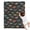 Black Cartoon Dinosaurs, variant on Black Cartoon Dinosaurs Infos Pattern Blanket,Comfortable Soft Flannel Throw Blanket,All Season,Warm Lightweight Blankets for Sofa Bed Couch Living Room Chair,30"x40"