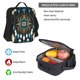 thumbnail image 5 of Disketp Boho Dreamcatcher Mochila Estampada de Gran Capacidad con Lonchera y Estuche, Set de 3 Piezas para Estudiantes, 5 of 7