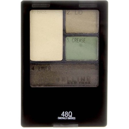 Maybelline New York Expert Wear Eyeshadow Quad, Emerald Smokes [48Q] 0.17 oz (Pack of 2)