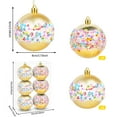 thumbnail image 3 of Nilvkv Christmas Balls 6PC Set 8CM/3.15" Christmas Tree Balls Durable and Shatterproof for CHRlSTMAS-GlFTs, Christmas Decorations, 3 of 6