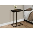 thumbnail image 4 of Pemberly Row Accent Table C-shaped End Side Snack Living Room/Bedroom in Brown, 4 of 5