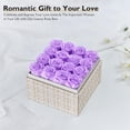 thumbnail image 4 of Rosas preservadas Eterfield Forever Flowers, caja de 16 rosas, color morado claro, 4 of 6