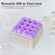 thumbnail image 4 of Rosas preservadas Eterfield Forever Flowers, caja de 16 rosas, color morado claro, 4 of 6