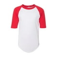 thumbnail image 3 of Augusta Sportswear - Youth Three-Quarter Sleeve Baseball Jersey - 4421, 3 of 4