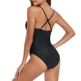 thumbnail image 5 of RELLECIGA&nbsp;Women's V Neck Cutout One Piece Swimsuits, 5 of 6