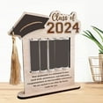 thumbnail image 4 of 2024 Graduation Money Holder with Tassel Bachelor Shape Money Organizer Cake Wood Cash Graduation Party Supplies, 4 of 10