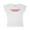 White, variant on OSOLU Solid Color Baby Tees For Women Graphic Crop Tops Summer Teen Girls Crew Neck T-Shirt Tee Tops Classic Dailywear