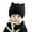 Black, variant on Holzlrgus Baby Boy Girl Winter Hat, Toddler Cat Beanie Hat with Scarf, Fleece Lined Knit Cap Neckwarmer for Kids 2 Pieces