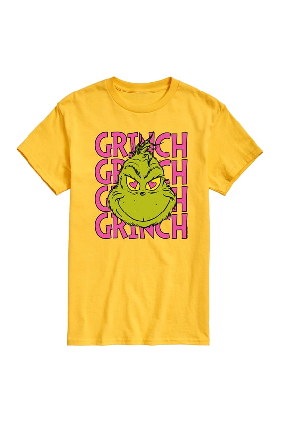 The Grinch - Grinch Stacked - Men's Short Sleeve Graphic T-Shirt