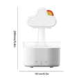 thumbnail image 1 of Mushroom Rain Drop Humidifier Stress Relief Aromatherapy Diffuser Rechargable with Multicolor Light Home Bedroom (EU) B, 1 of 5
